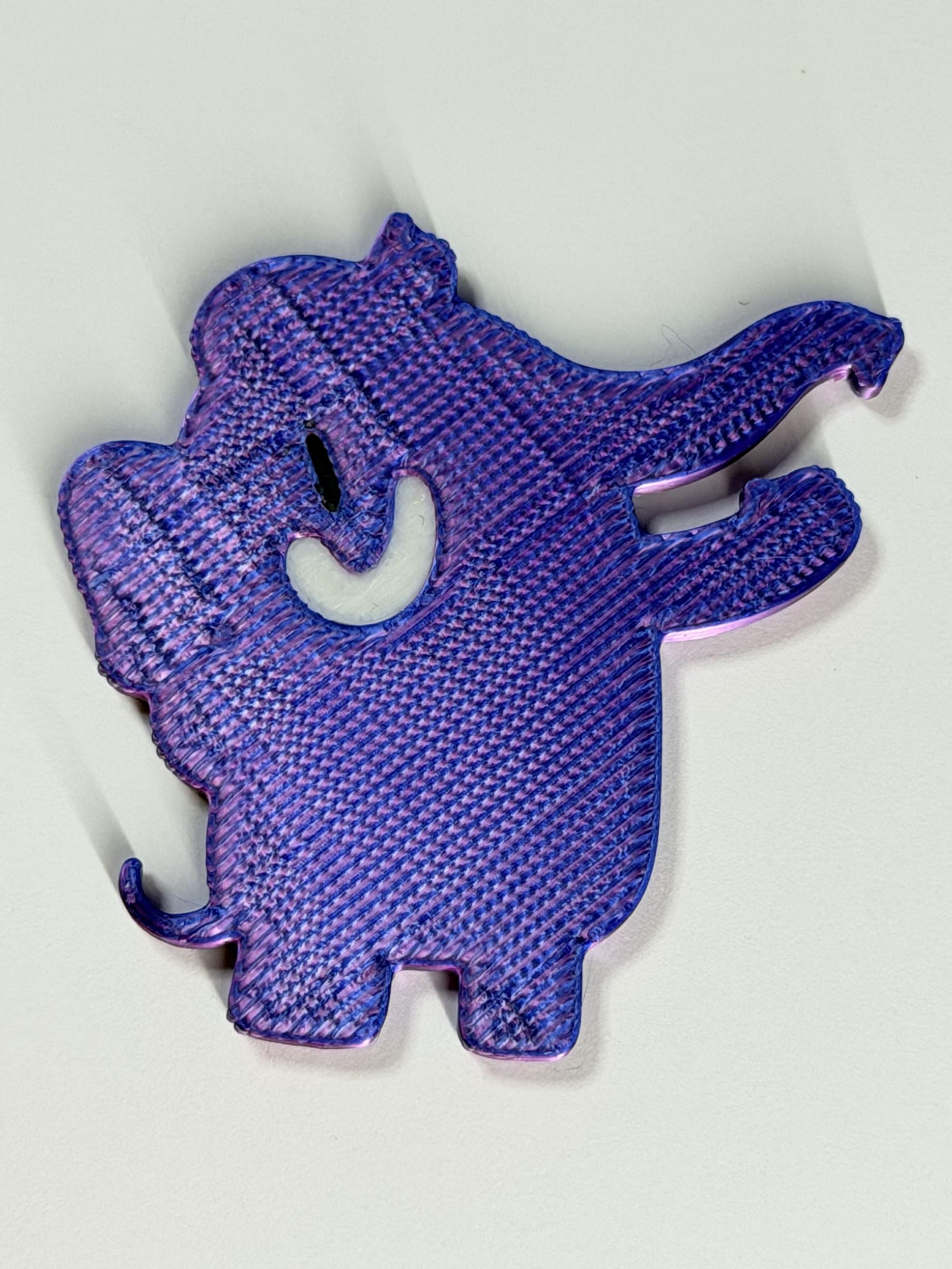 Mastodon mascot 3d printed