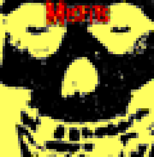 'Misfits Collection I' rendered by viu, a command-line image viewer software.