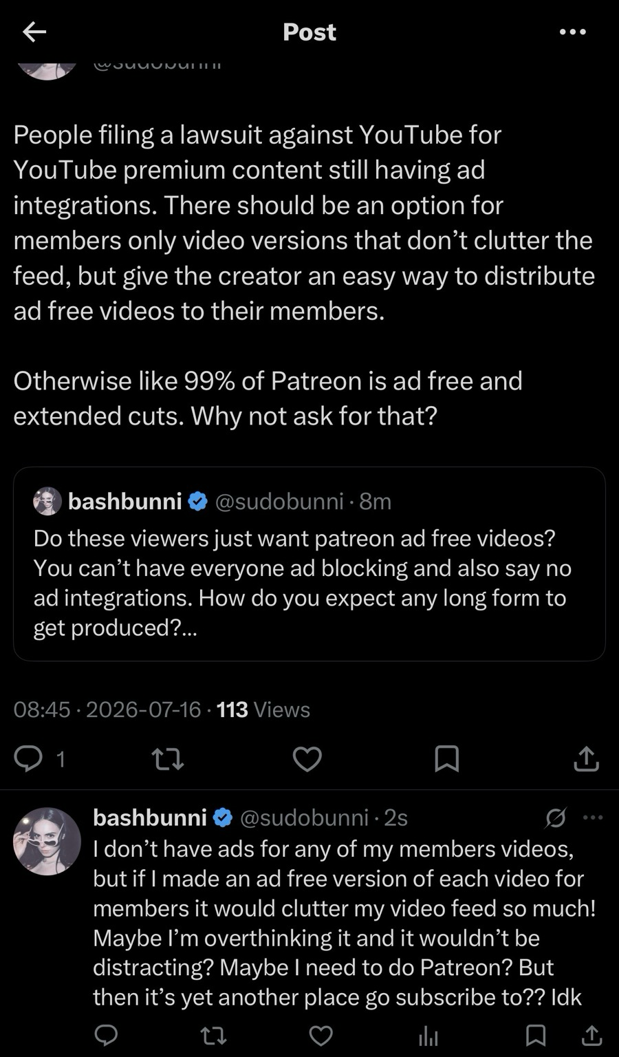 Posted media