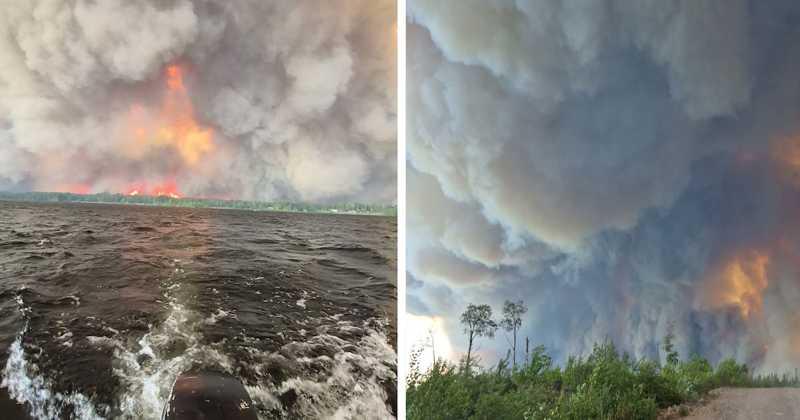 ‘The flames were jumping’: Teen recalls harrowing escape from forest fire in tin boat
