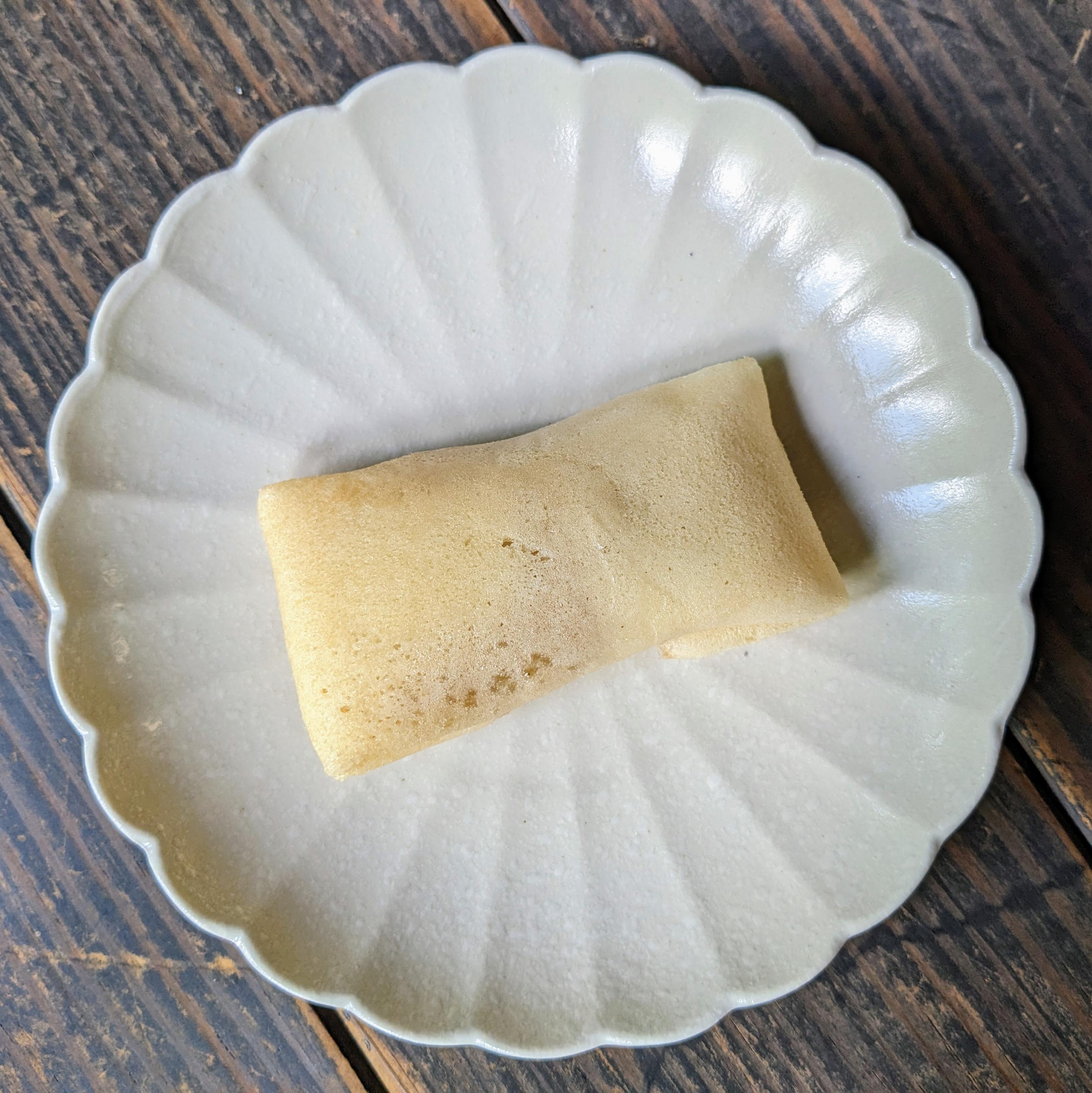 Kashiwaya Mitsusada's 'gyoja mochi' (a simple pancake wrapped around Japanese pepper infused sweet white miso paste) is only available to buy on July 16th!