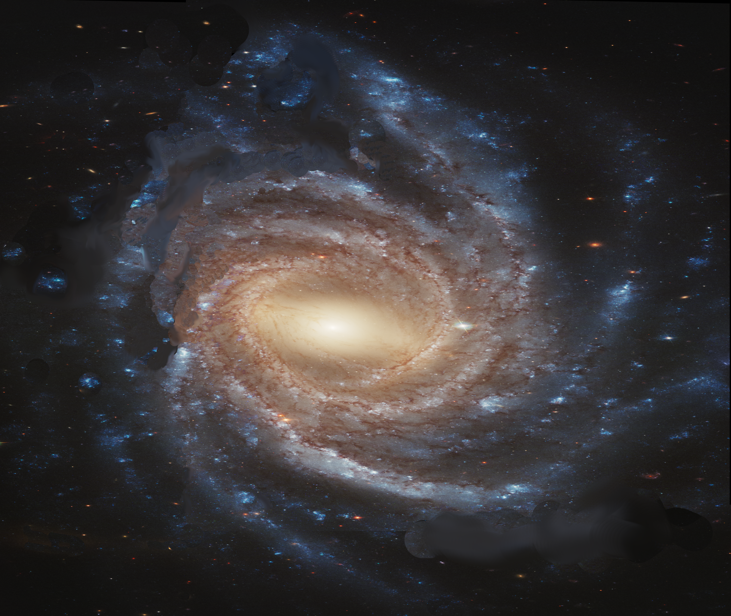 A data-driven image of the Milky Way.