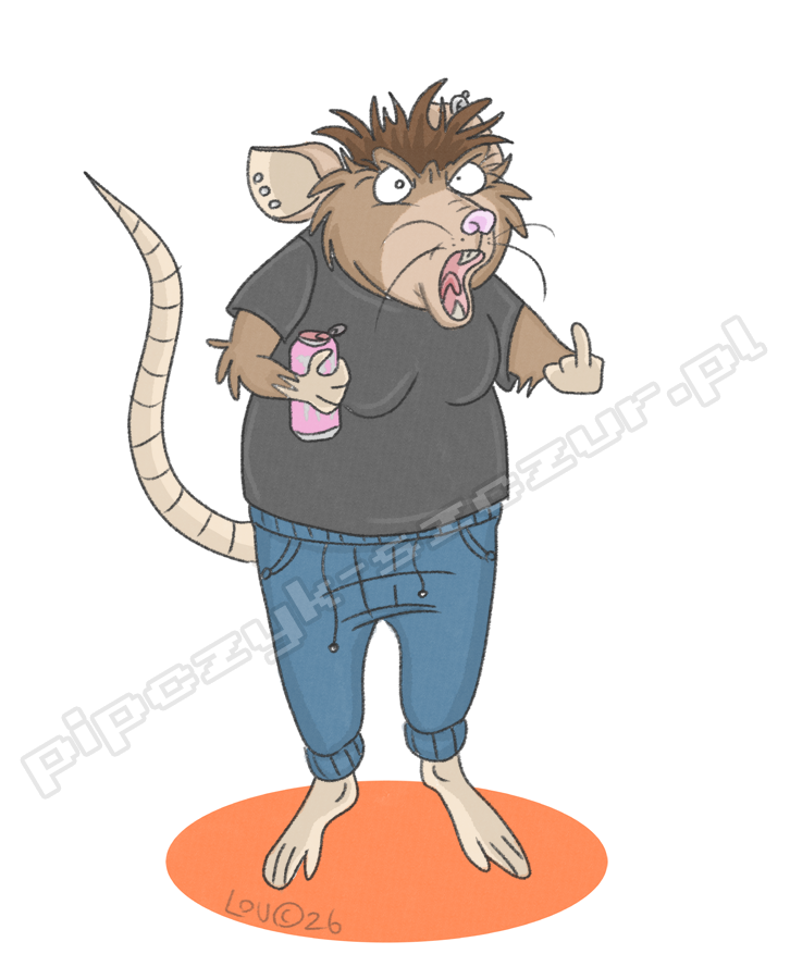 My fursona - rat :3