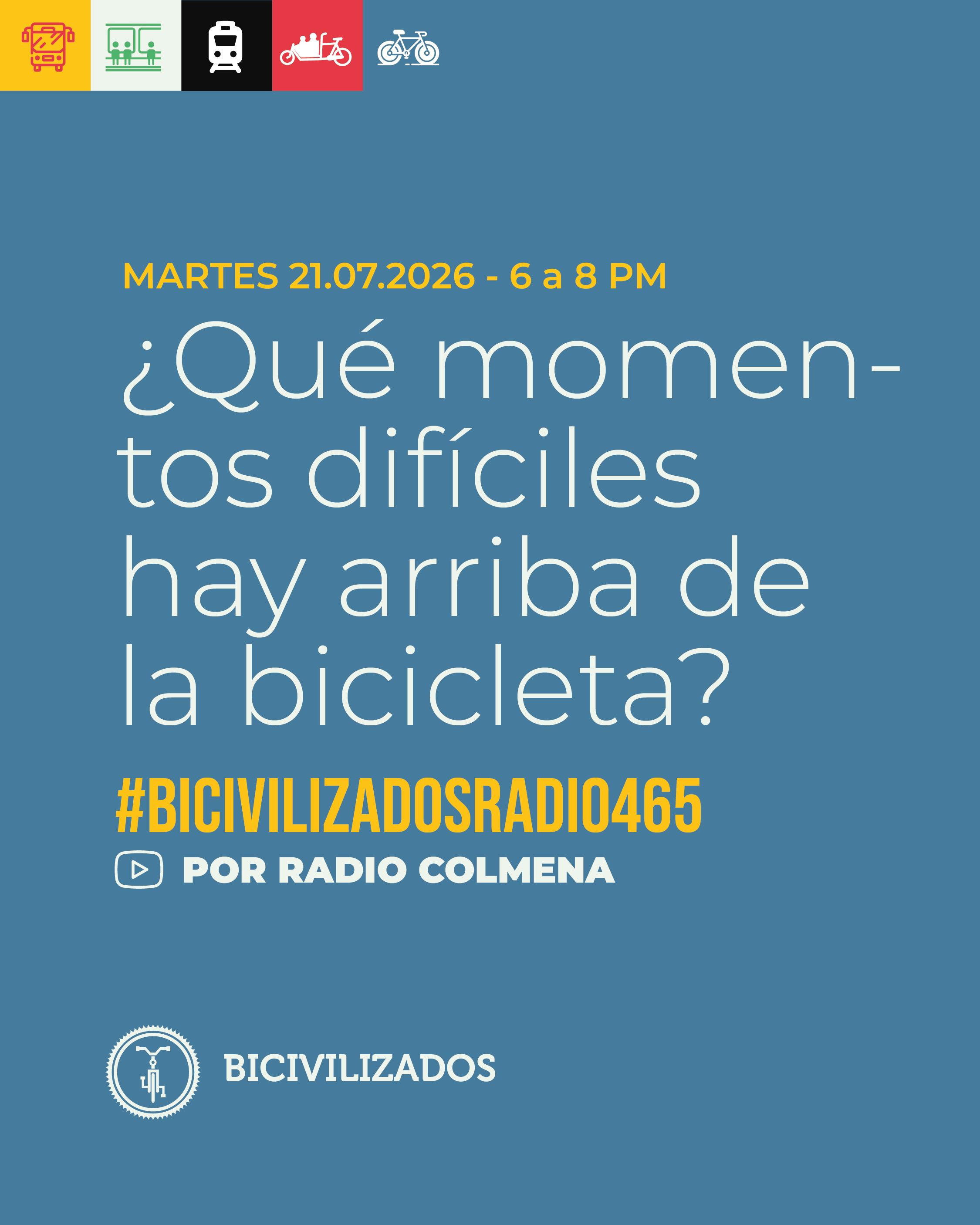 ¿Qué momentos difíciles hay arriba de la bicicleta? #bicivilizadosRadio465

Si no sos racista podés comentar abajo 👇👇😁🤡