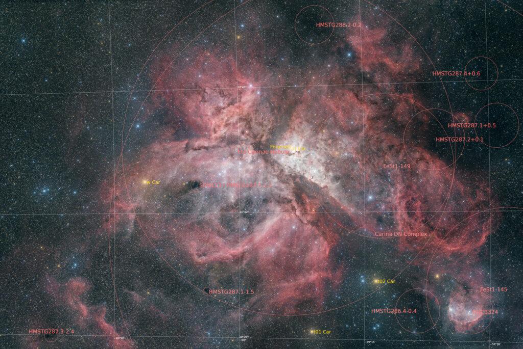 NA, astrofotografie, astronomie, astronomy, astrophotography, carina, carina nebula, emission nebula, emissionsnebel, epsilon-130 remote, eta carinae, hakos, hakos guest farm, ias, ias observatory, ias observatory hakos, khomas, kiel des schiffes, namibia, ngc, ngc3324, ngc3372, world