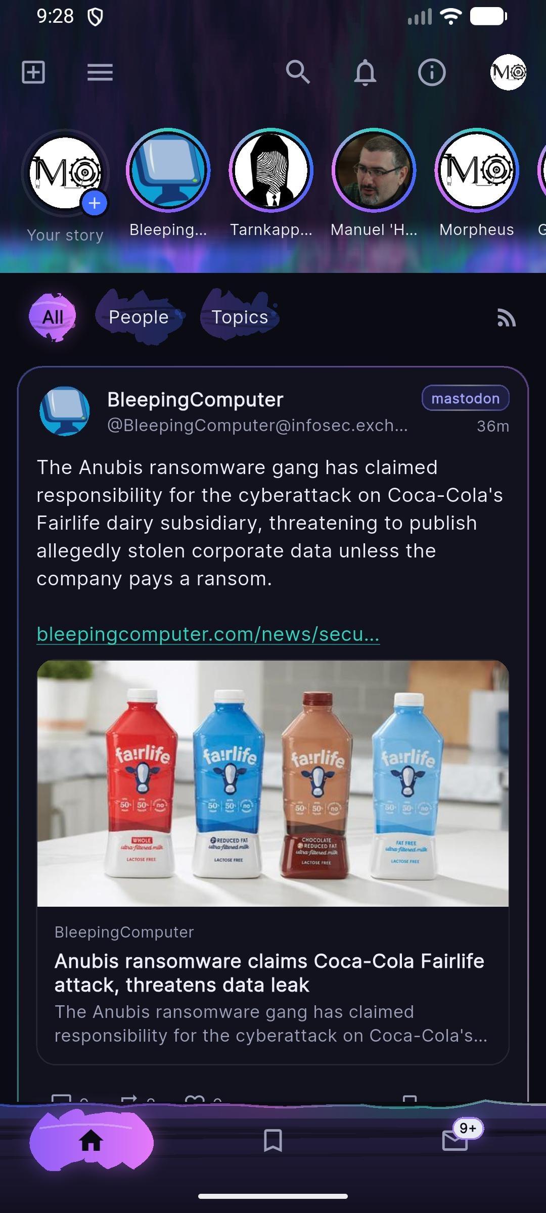 Posted media