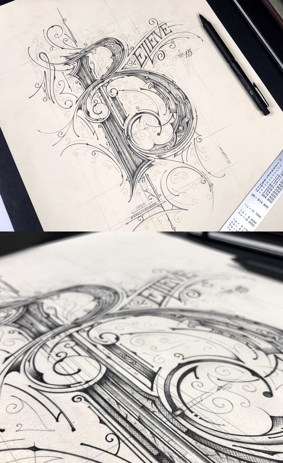Believe - Custom lettering - Tomasz Biernat