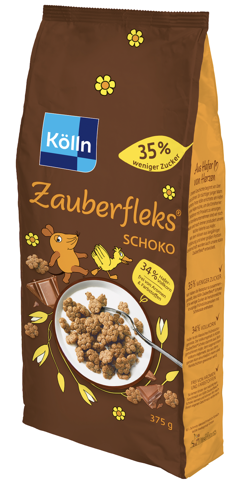Bildbeschreibung: KÖLLN 'Zauberfleks Schoko'

Bildquelle: Bereitgestelltes Pressebild der PETER KÖLLN vom 23.07.2026