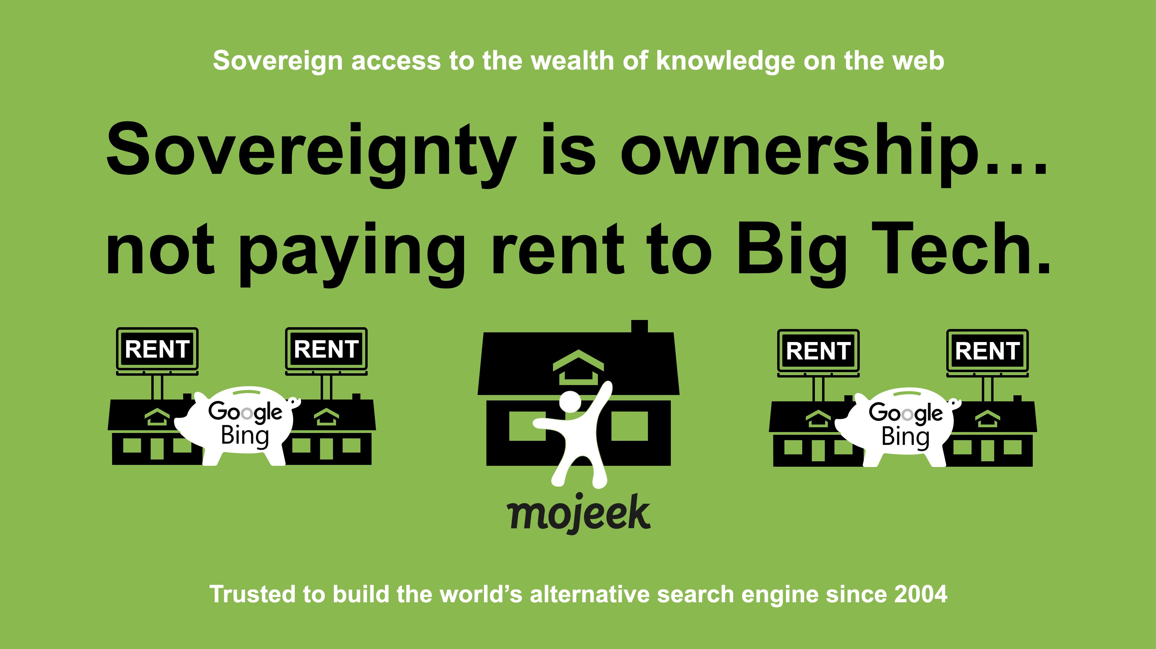 Sovereignty is ownership… not paying rent to Big Tech.