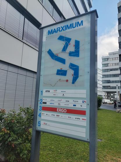 Gebäudeplan der Anlage "Marximum"