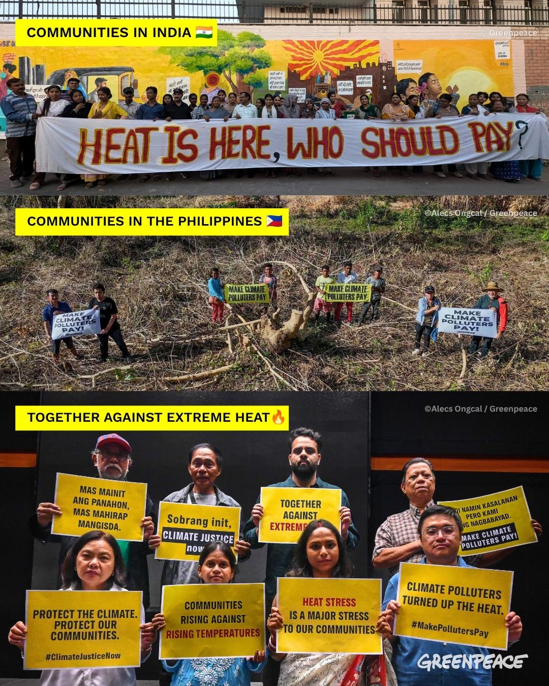 🔥For millions of Filipinos, extreme heat is no joke. It adds to the many challenges our communities already face, from health risks to lost livelihoods, especially among climate-sensitive sectors like our fisherfolk.
#makepolluterspay #ClimateJusticeNow