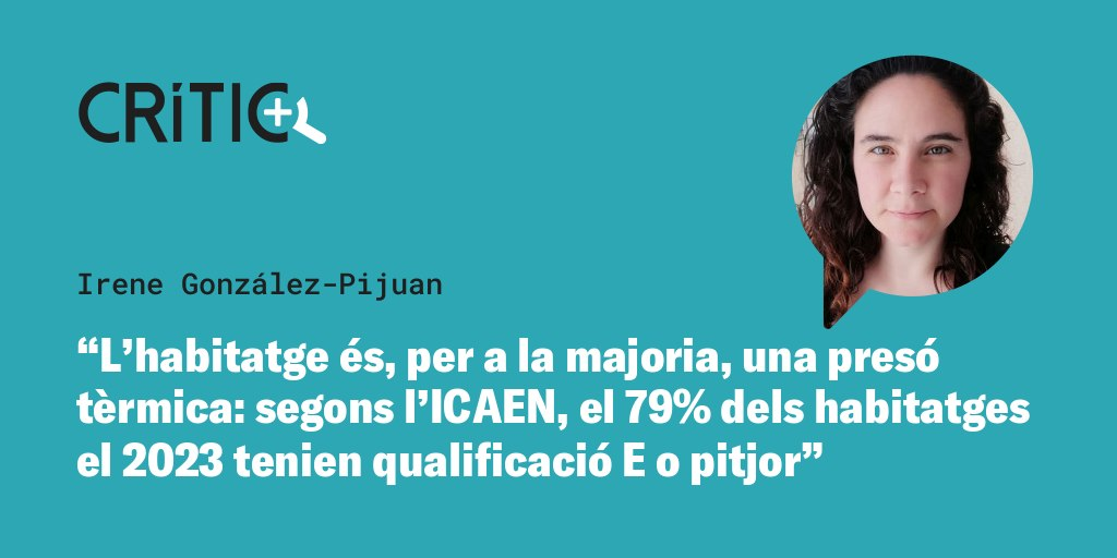 🔥 "La calor mata, però no a tothom igual. El codi postal, la renda, el gènere o la vinculació amb l'habitatge en són alguns factors determinants."
