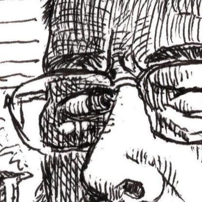 Auto-portrait. Dessin-détail 1