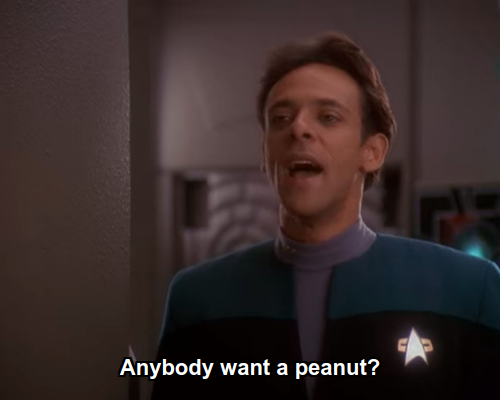 Julian:  Anybody want a peanut?