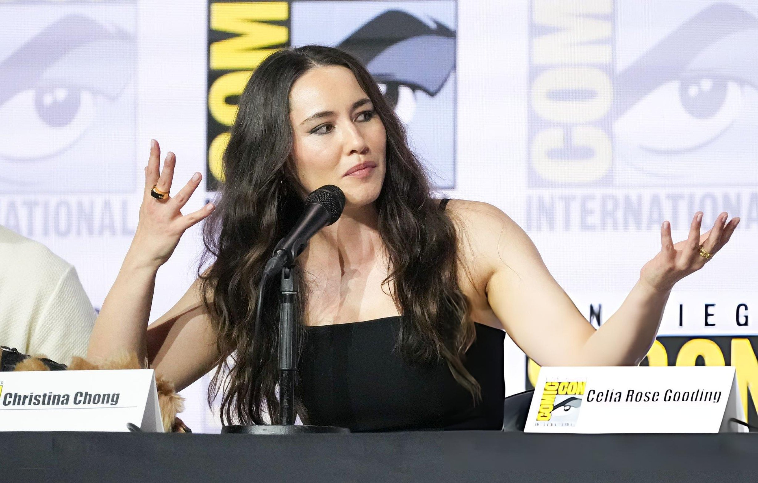 Christina Chong at the panel dicussion at Hall H at SDCC.