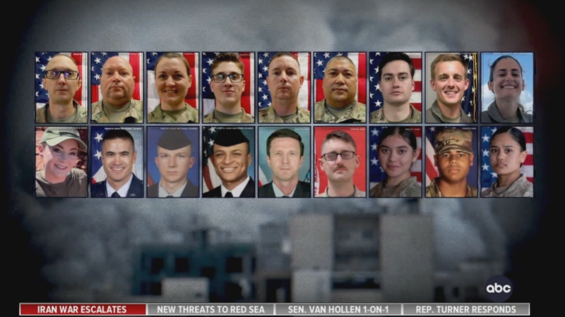 The 18 service members killed (so far) in Trump's War of Choice with Iran.