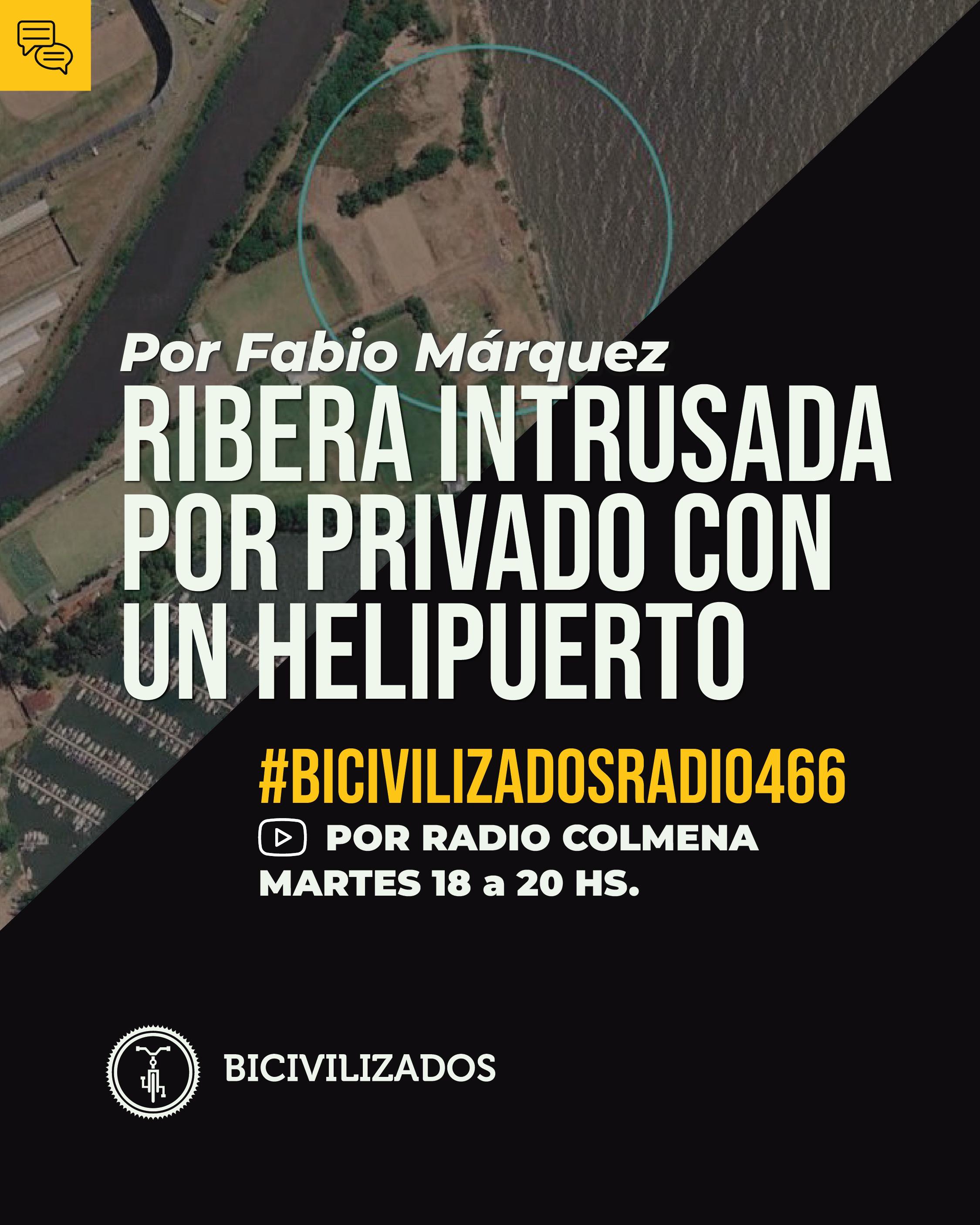 Helipuerto intrusado en la ribera porteña