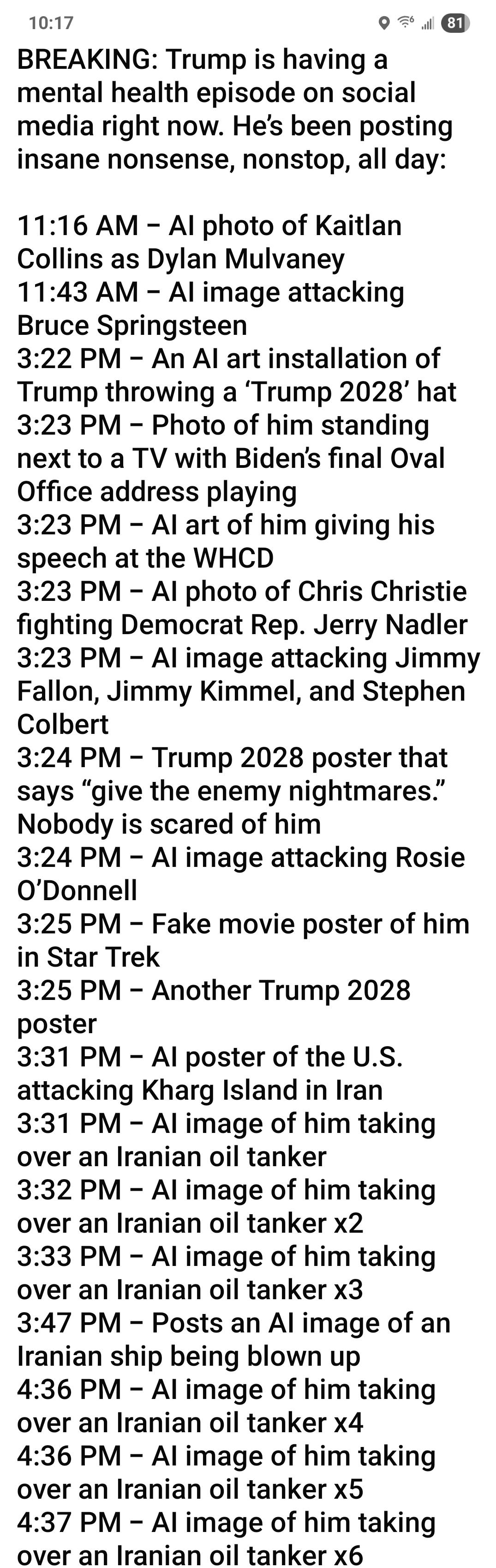 Posted media