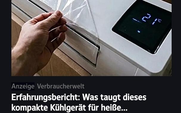 
Anzeige Verbraucherwelt
Erfahrungsbericht: Was taugt dieses
kompakte Kühlgerat fiir heiße...
