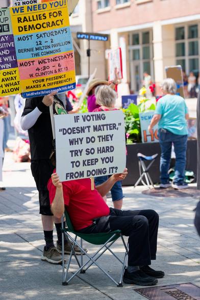 If voting doesn't matter why do they try so hard to keep you from doing it?
