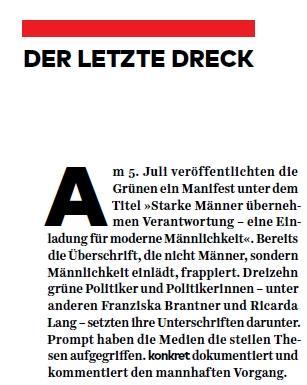 Ausschnitt aus konkret 8/2026, S.66