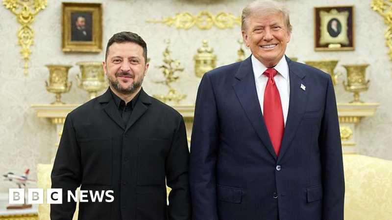 Zelensky and Netanyahu meet Trump as wars in Ukraine and Iran drag onThe two leaders were in Washington to attend the funeral of Senator Lindsey Graham, a staunch supporter of Israel and advocate for US aid to Ukraine. #News #Ukraine #Zelensky #Trump