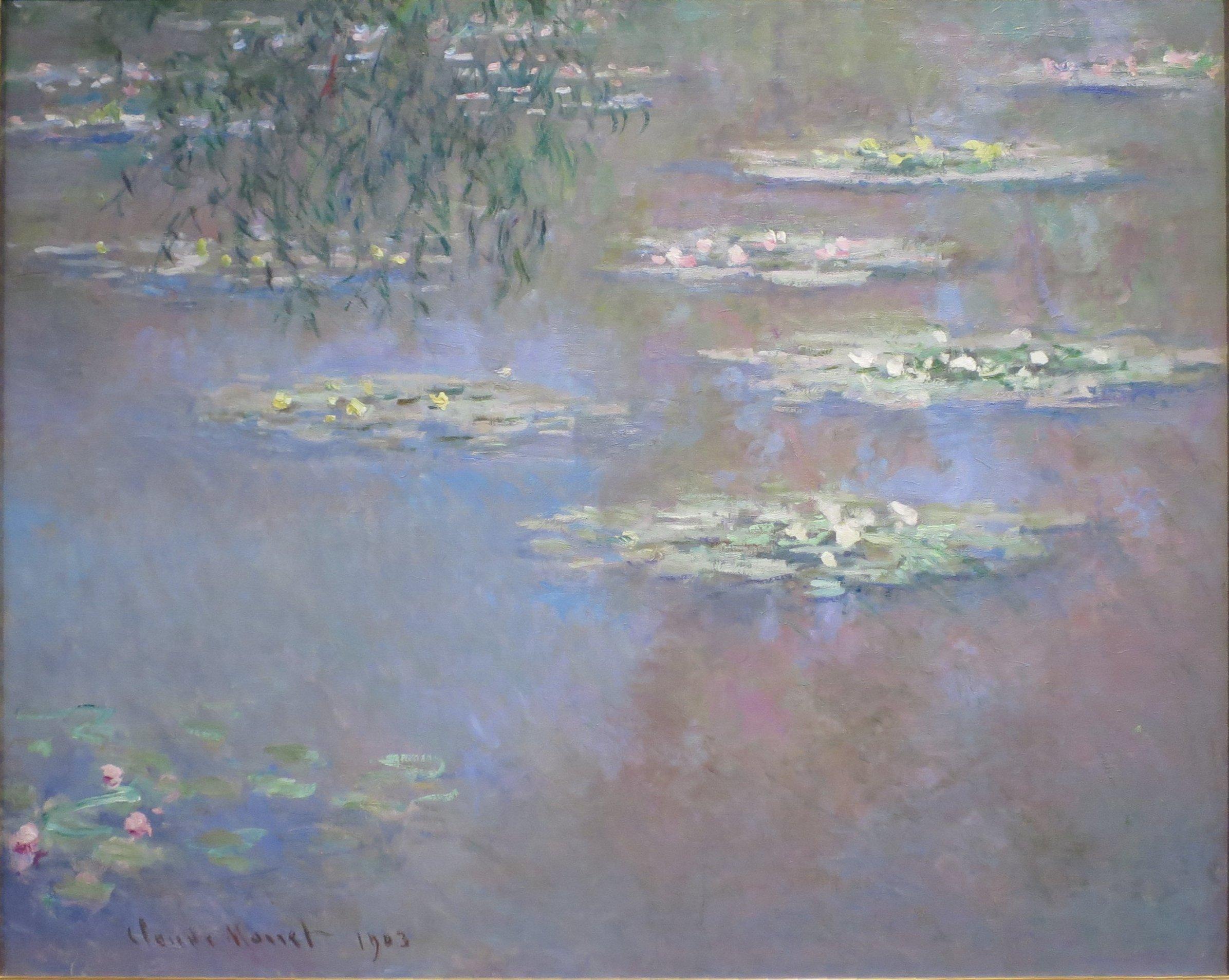 Claude Monet's 'Water Lilies'. He created about 250 paintings in the water lily series.