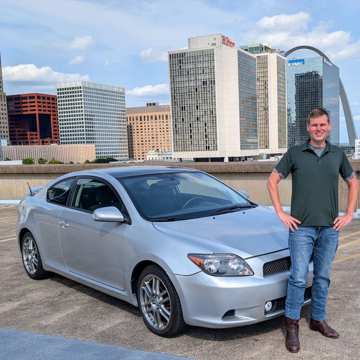 Brett Doyle, with his 2006 Scion tC that he bought used, sees technology as a pile of problems waiting to happen. Brett Doyle