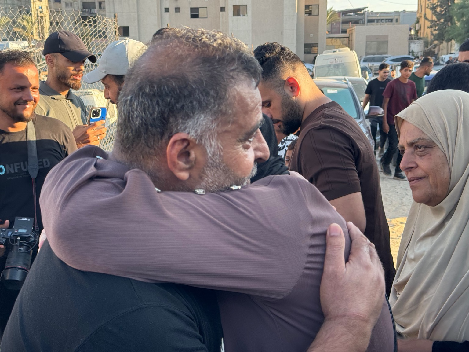 Through my lens, I witnessed and documented the arrival of the recently released Captives back into Gaza over the past few days. These photographs capture the raw emotions of freedom after long periods of detention.