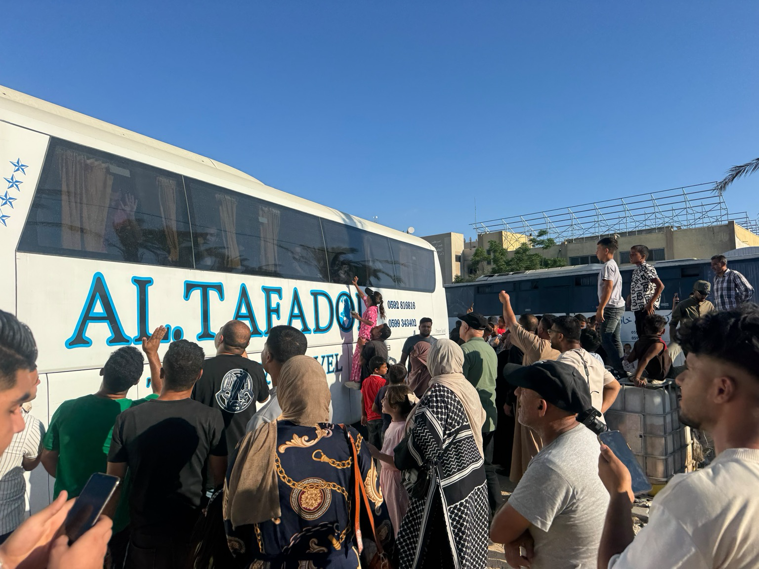 Through my lens, I witnessed and documented the arrival of the recently released Captives back into Gaza over the past few days. These photographs capture the raw emotions of freedom after long periods of detention.