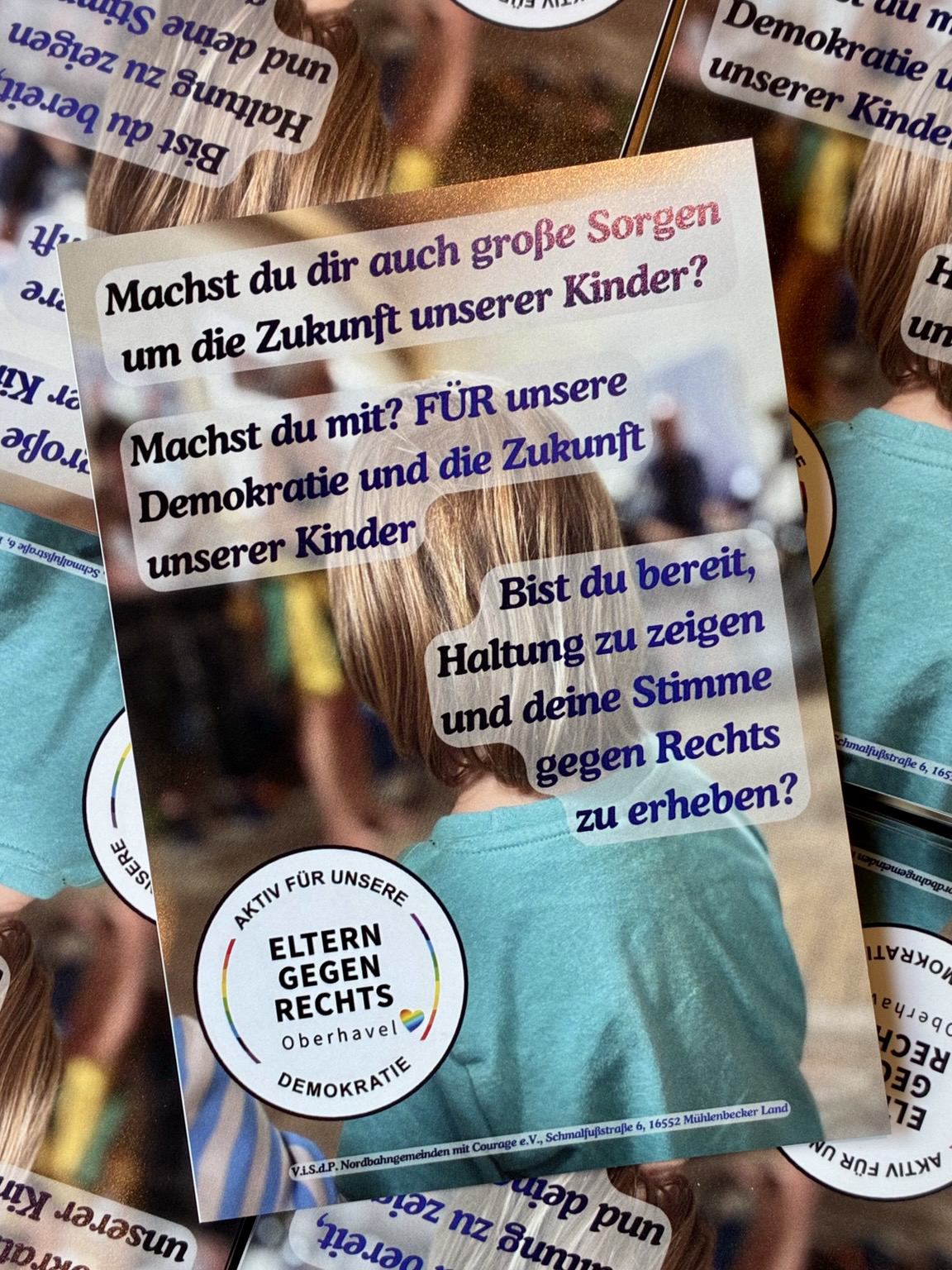 Flyer von EgR OHV Vorderseite