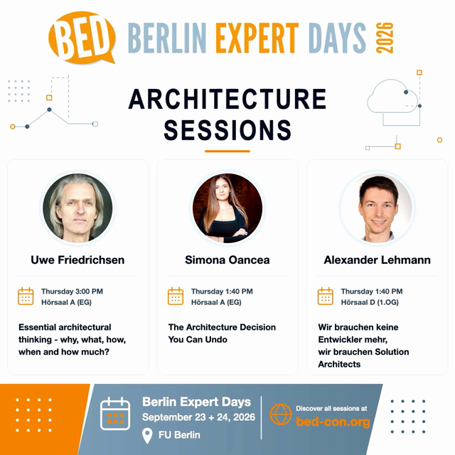 architecure session BED-Con 2026