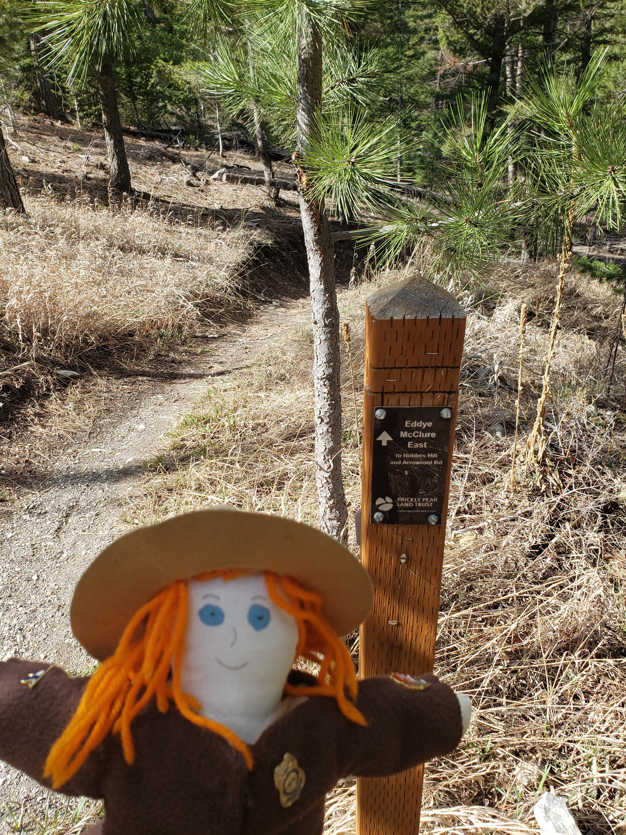 Ranger Sarah is heading out on the Eddy McClure East Trail.
— at South Helena Trail System.
