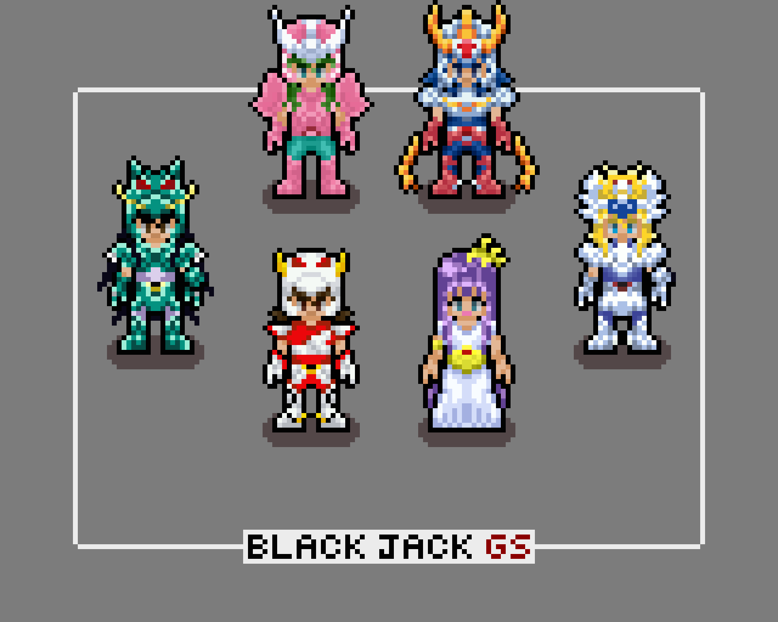 Saint Seiya! Pixel Art#SaintSeiya #LosCaballerosDelZodiaco #AnimeArt #PixelArt #Fanart #Seiya #Shiryu #Hyoga #Shun #Ikki #RetroAnime #ArtePixel