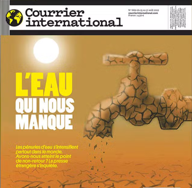 couverture du CI n°1660 du 25 août 2022 intitulé 'les pénuries mondiales : L’eau qui nous manque”