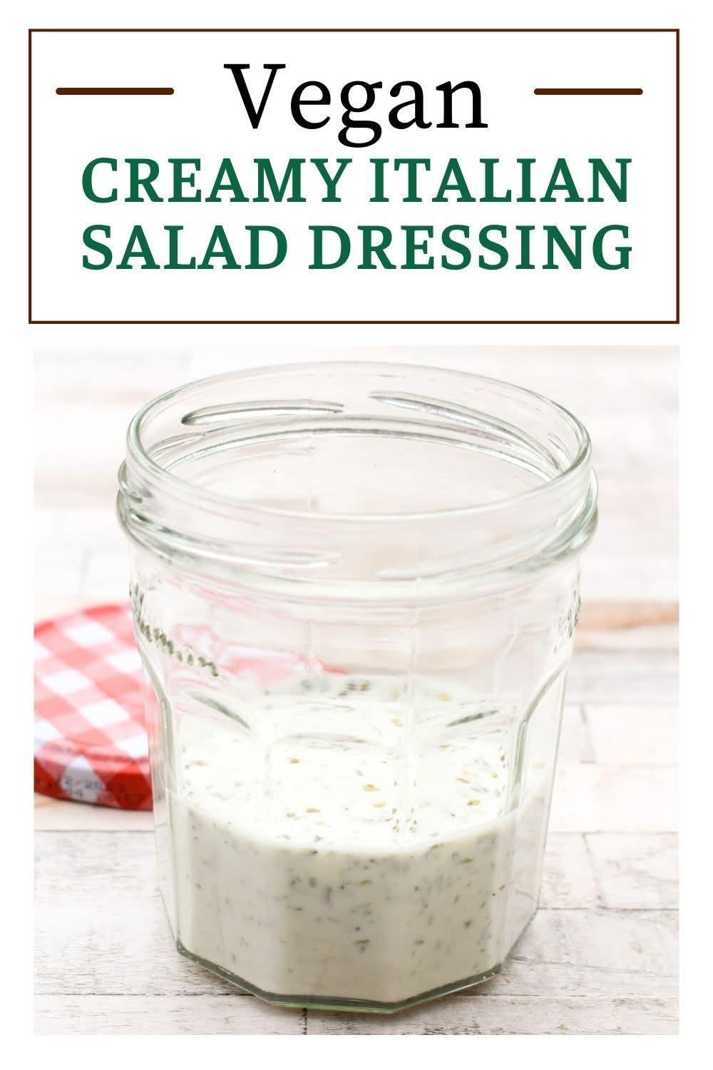 Creamy italian dressing.