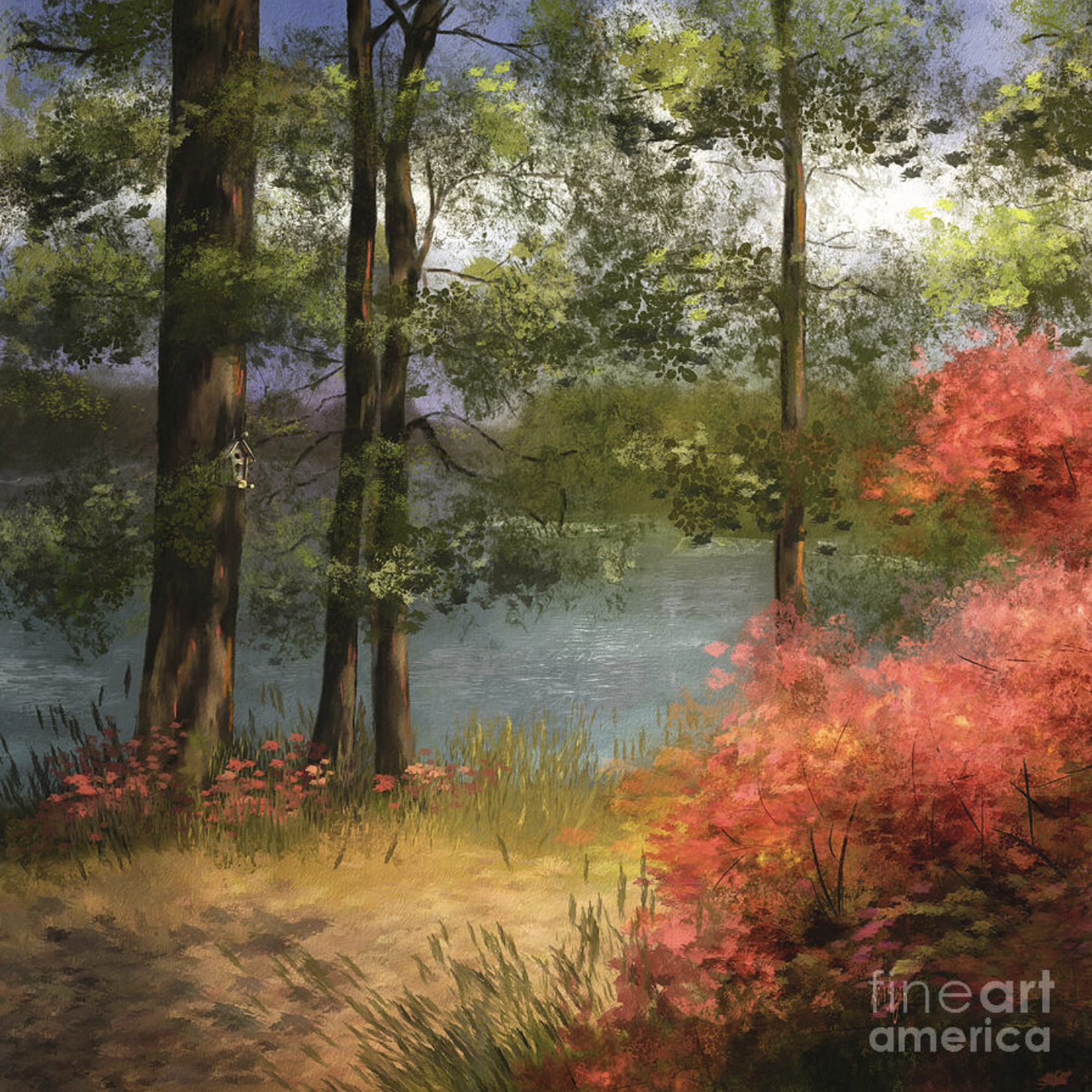 The beautiful Azalea Gardens at Brighton Dam, Montgomery County Maryland border Tridelphia Lake.  A place of great beauty right around Mother's Day ... the colors are breathtaking!

"When The Azaleas Are In Bloom" tied for third place in the 8/1/2026 Fine Art America contest "NON Placements ONLY" held by the Creative Women Group. Many thanks to contest and group administrator, Joy Watson, and to everyone who voted for my image. Congratulations to the other winners!

https://fineartamerica.com/featured/when-the-azaleas-are-in-bloom-lois-bryan.html

#art #giftideas #BrightonDam #spring #azaleas #digitallyhandpainted #NotAi #montgomerycountymd, #LoisBryan