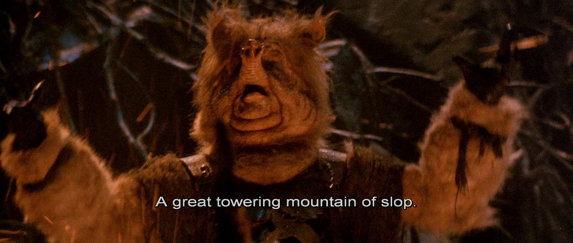A great towering mountain of slop!