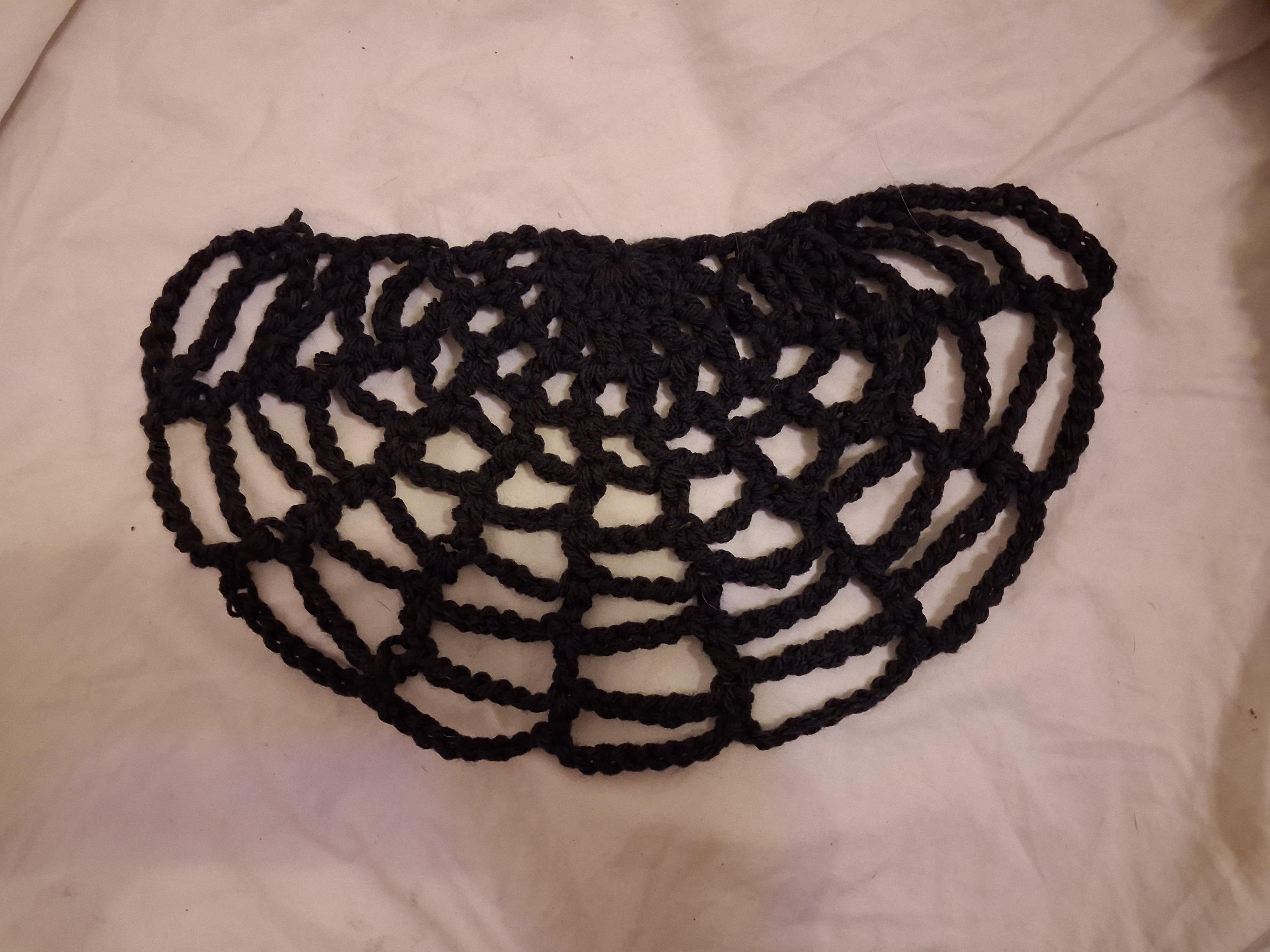 I made a Spiderweb🕸️They&#39;re available on my Shophttps://crochetbyemory.square.site/