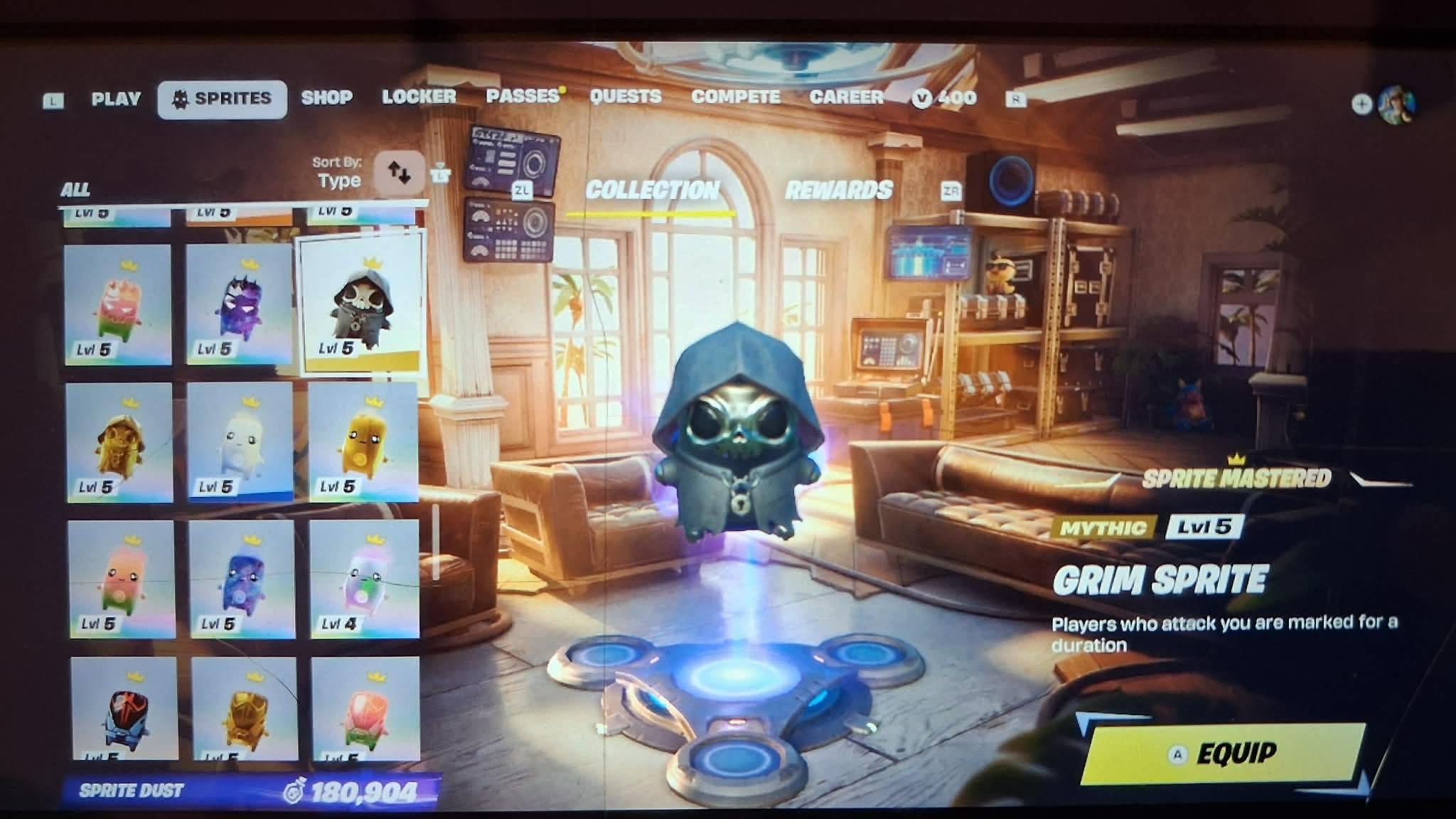 I&#39;m crying😭🤧I finally got The Grim Reaper Sprite #fortnitegrimreapersprite #fortnite #grimreapersprite