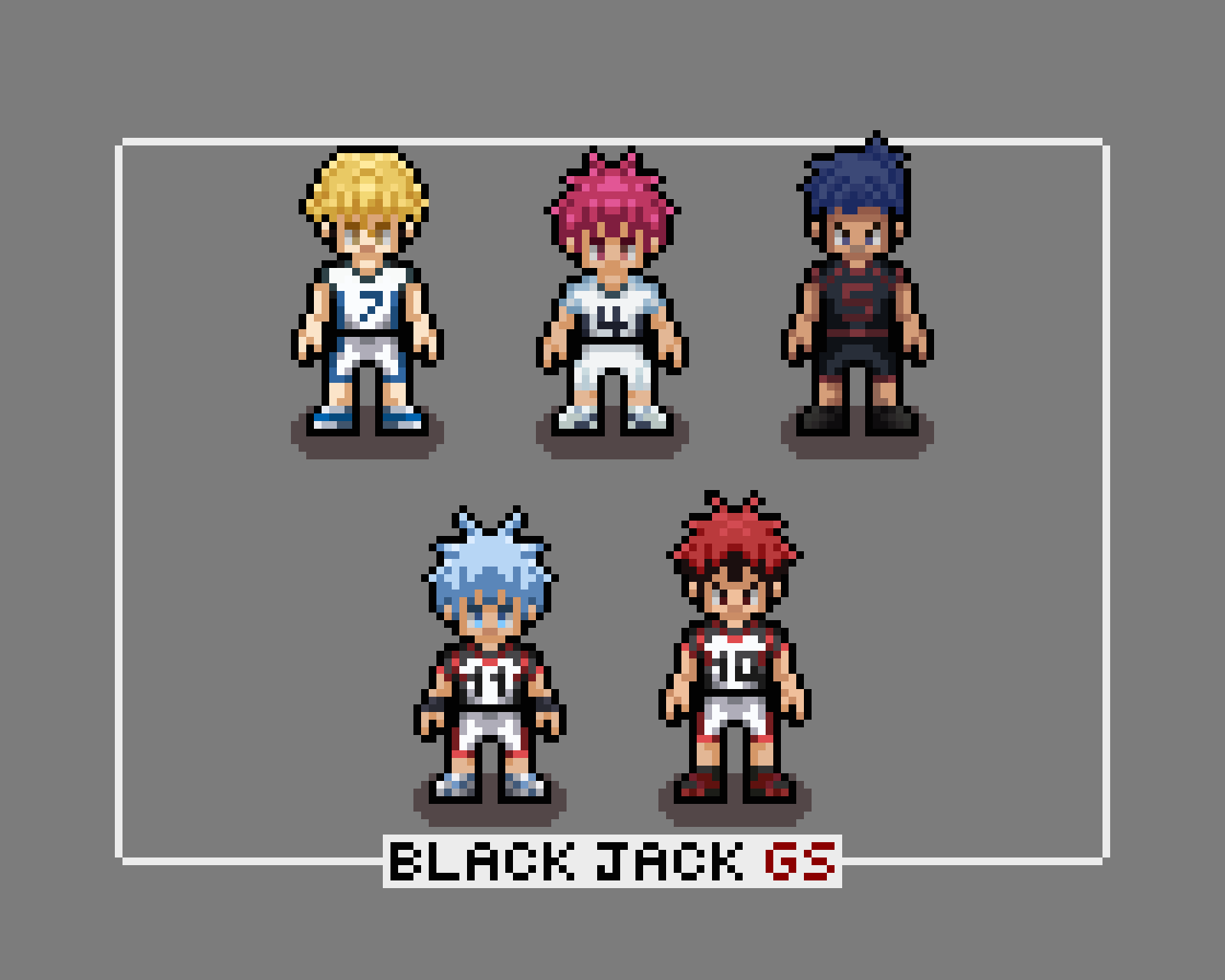 Kuroko No Basket! Pixel art#KurokoNoBasket #KurokosBasketball #Kuroko #KagamiTaiga #GenerationOfMiracles
