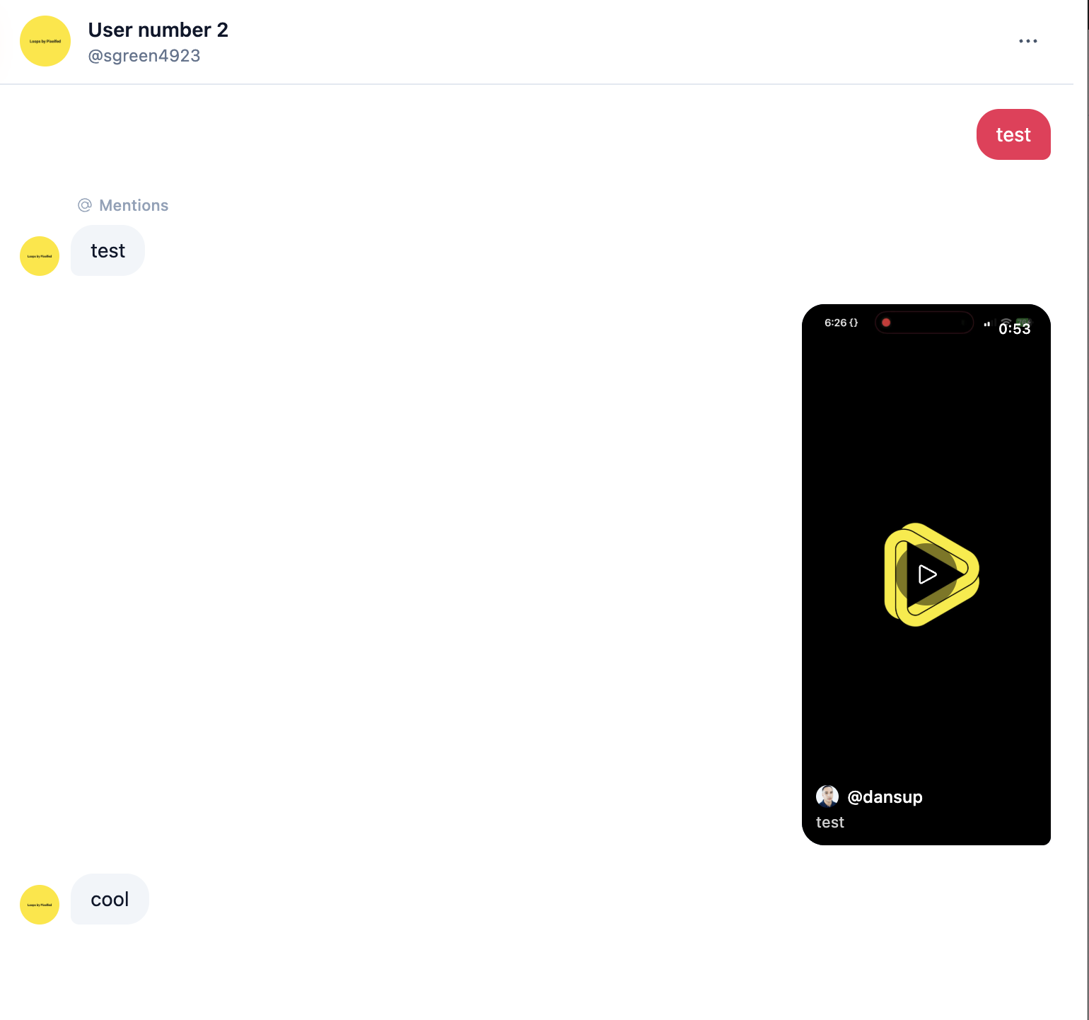 Loops DM webUI