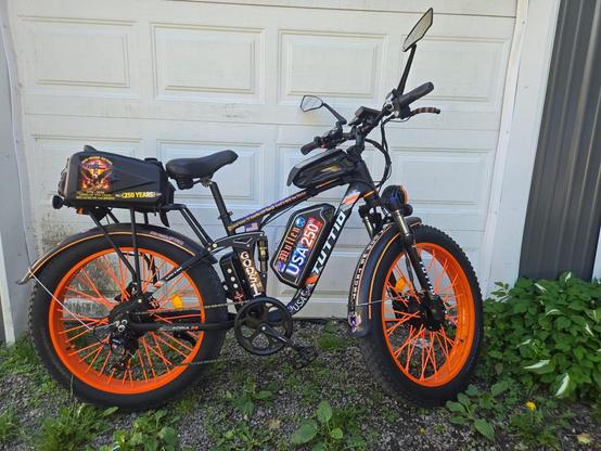 Ugly-Ass MAGA Jesus America bike. 
