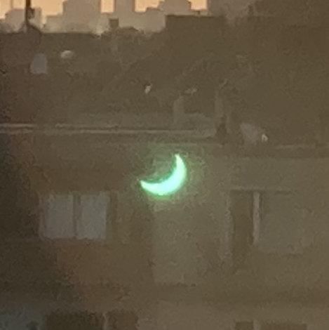same lil green moon, but cropped for focus