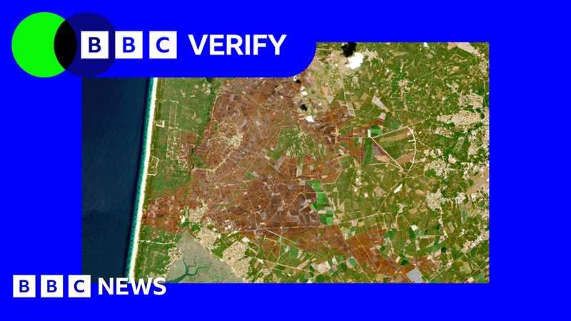 Europes scorched landscapes seen from space after summer heatwavesBBC Verify examines the impact of drought and extreme heat on western European rivers, fields and mountains. #News #Europe #France #Alps