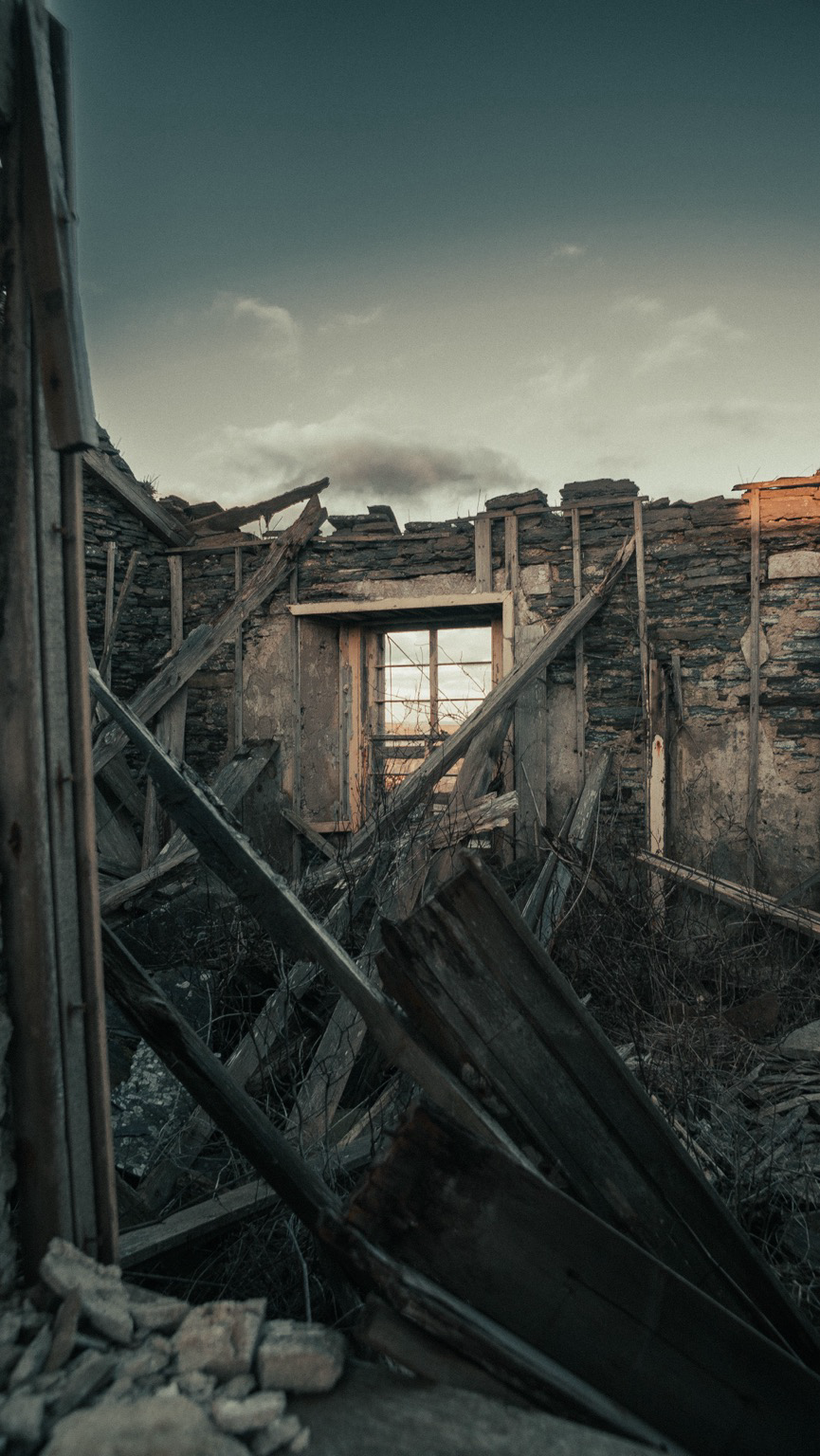 An image of a ruined Croft