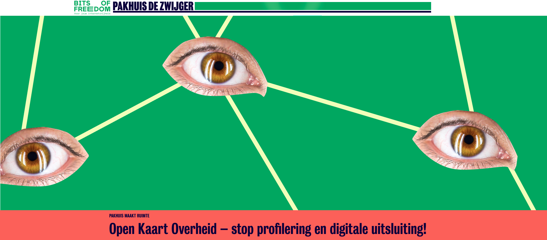 Open Kaart Overheid – stop profilering en digitale uitsluiting!