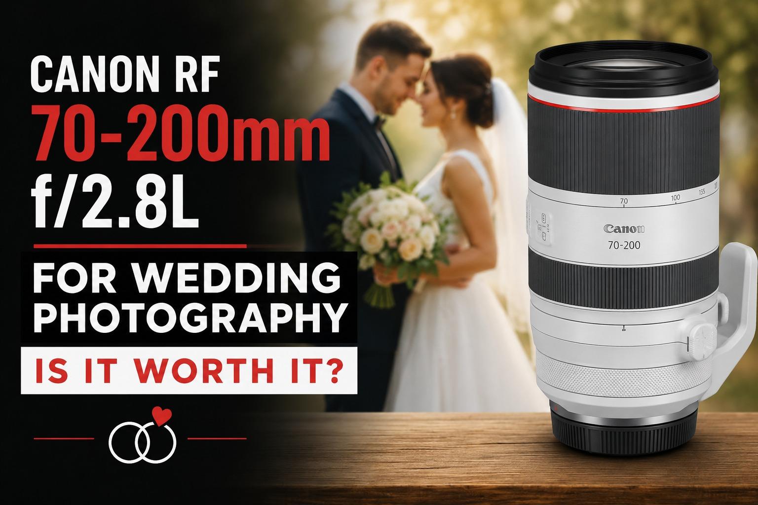 Canon RF 70-200mm Wedding Lens