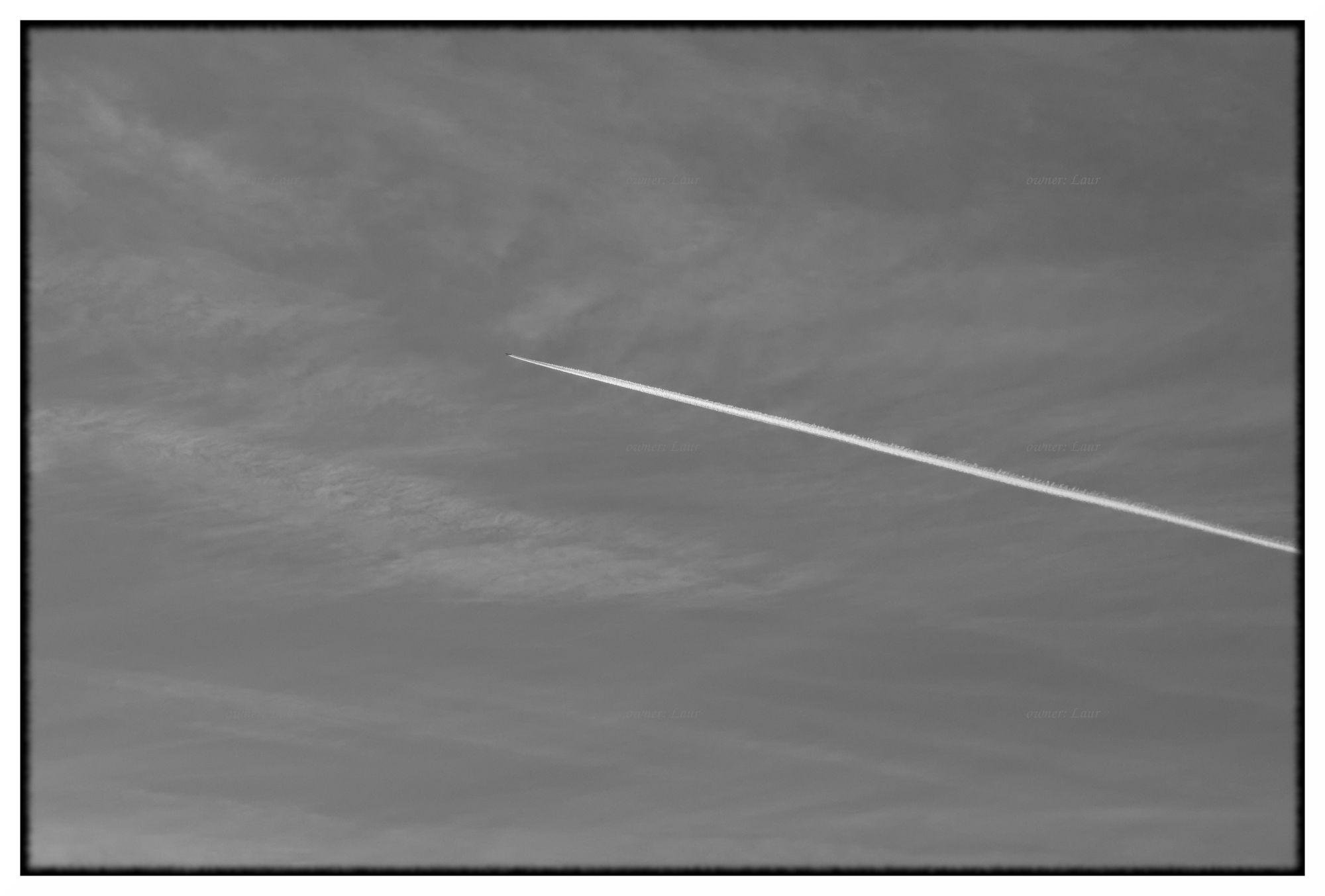 Airplane, monochrome, photo
