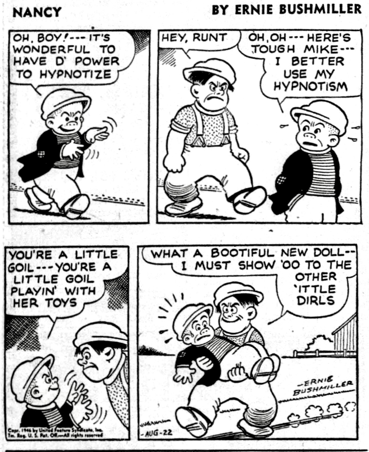 NANCY COMICS BY BUSHMILLER (@nancycomics@mastodon.social)